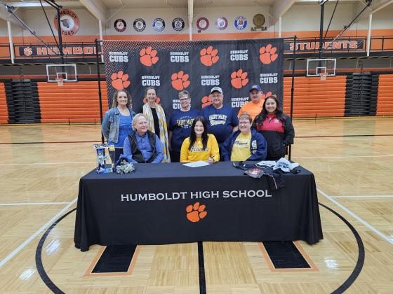 Emma B'Hymer, Humboldt, Swimming, University of St. Mary (Photo: Submitted) Emma B'Hymer, Humboldt, Swimming, University of St. Mary (Photo: Submitted)