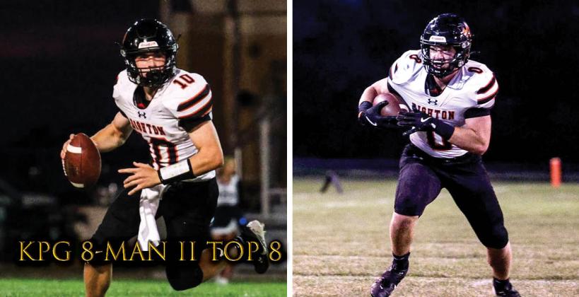 Kanas Pregame 8-Man Top 8: Daniel Cramer (left) and George von Leonrod (Photos by Stephanie Hendricks)