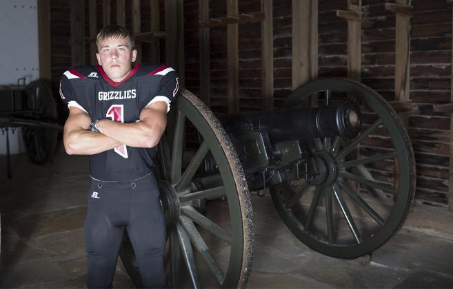 Rock Hills running back Zane Colson, a Kansas Pregame coverboy and also a standout wrestler, will play football and wrestle at Kansas Wesleyan University. (Photo by Derek Livingston) Rock Hills running back Zane Colson, a Kansas Pregame coverboy and also a standout wrestler, will play football and wrestle at Kansas Wesleyan University. (Photo by Derek Livingston)