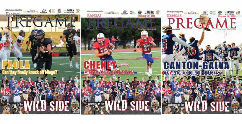 Paola photo courtesy Miami County Republic; Cheney photo by Jean Nance; Canton-Galva photo by Karrie Rathbone