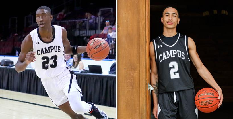 Andrell Burton (left) and Kaason Thomas are leading a resurgence at Campus. (Burton photo by Everett Royer; Thomas photo by Heather Kindall)
