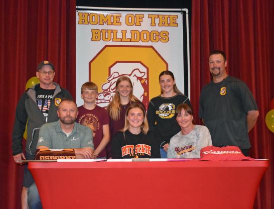 Gracie Riner, Osborne, T&F, Pittsburg State University (Photo: Stephanie Baxa, Osborne County Farmer) Gracie Riner, Osborne, T&F, Pittsburg State University (Photo: Stephanie Baxa, Osborne County Farmer)