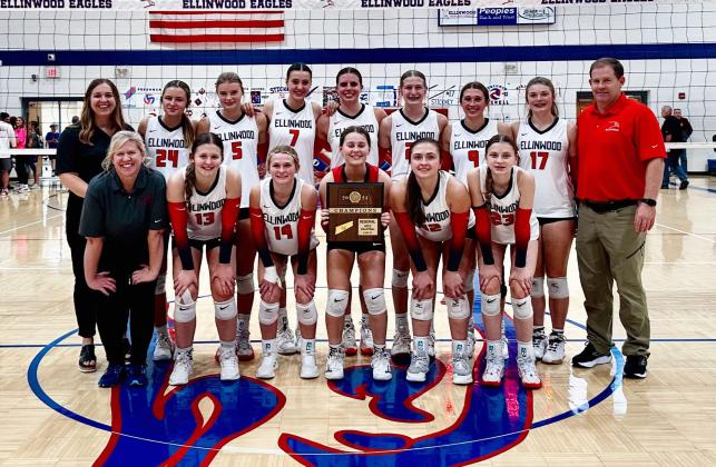 Ellinwood won their quad Monday night and are headed to Sub-State. (Courtesy Photo)