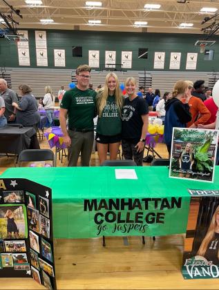 Fiona Van Dyke, Lawrence-Free State, Volleyball, Manhattan College (NY) (Photo: Submitted) Fiona Van Dyke, Lawrence-Free State, Volleyball, Manhattan College (NY) (Photo: Submitted)