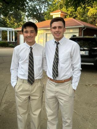 Dom (left) and Mikey Matteucci. (Photo: Sara Matteucci) 