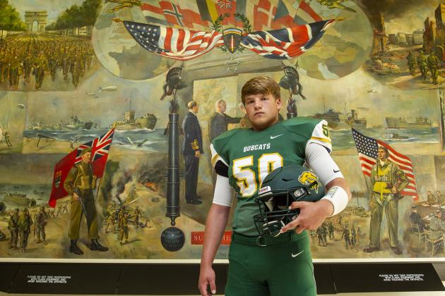 Basehor-Linwood's Jace Friesen has announced his intention to accept a Preferred Walk-On offer at K-State. The 6-2, 215 pound defensive end was part of our "Specialists" feature for his work as a long snapper. (Photo by Joey Bahr) Basehor-Linwood's Jace Friesen has announced his intention to accept a Preferred Walk-On offer at K-State. The 6-2, 215 pound defensive end was part of our "Specialists" feature for his work as a long snapper. (Photo by Joey Bahr)