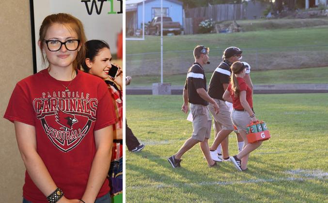 Plainville senior Heidi Jones reflects on the loss of her senior year in this column for Kansas Pregame. (Left photo: John Baetz; Right photo: Kaiden Van Schuyver)