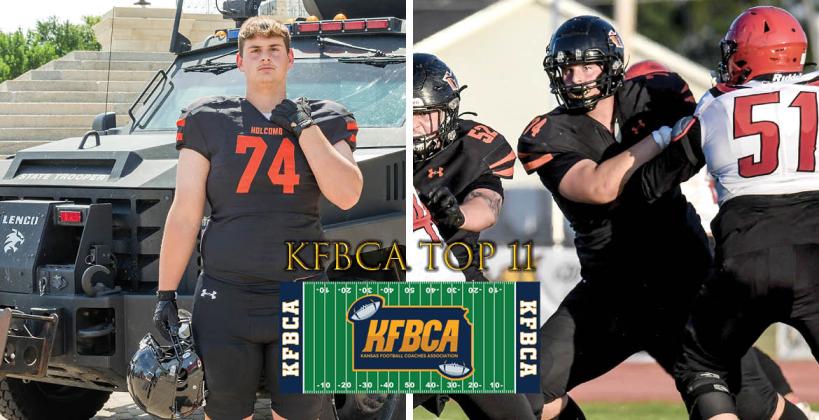 KFBCA Top 11: Drayton Knoll, Holcomb (Left photo by Heather Kindall Photography; Right photo by Brad Nadig, Garden City Telegram)