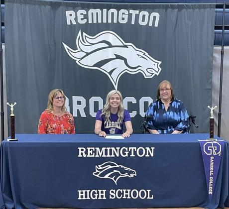 Lilli Young, Remington, Cheerleading, Carroll College (MT) (Photo: Submitted) Lilli Young, Remington, Cheerleading, Carroll College (MT) (Photo: Submitted)
