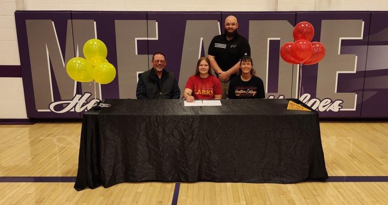 Liz Hawley, Meade, Powerlifting, Hesston College (Photo: Meade Buffs Twitter/X) Liz Hawley, Meade, Powerlifting, Hesston College (Photo: Meade Buffs Twitter/X)