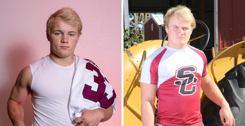 Salina Central's "Weighting Game" feature subject and Winter Sports Preview coverboy Taylon Peters will play at Washburn. (Left photo by Joey Bahr, right photo by Bree McReynolds-Baetz) Salina Central's "Weighting Game" feature subject and Winter Sports Preview coverboy Taylon Peters will play at Washburn. (Left photo by Joey Bahr, right photo by Bree McReynolds-Baetz)