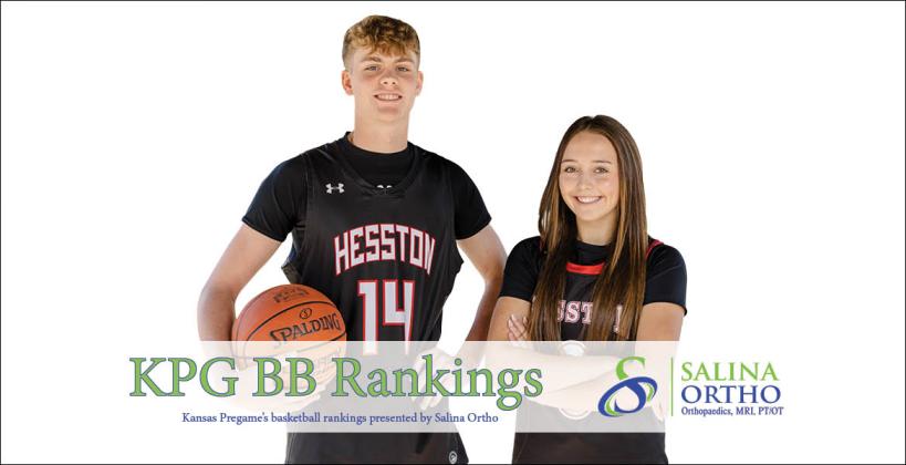 Hesston basketball is carrying on its tradition of success on the hardwood behind seniors Reed Friesen (left) and Kendal Brueggen. (Photo: Heather Kindall Photography)