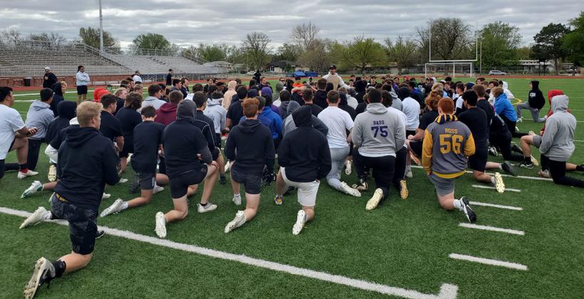 Nearly 200 athletes gathered at Salina Stadium on Saturday for the Sharp Performance Showcase.