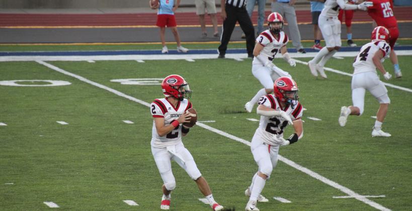 Sedgwick were in mid-season form in their Week 1 win over Hutch-Trinity. (Photo: Sarah Crumrine)