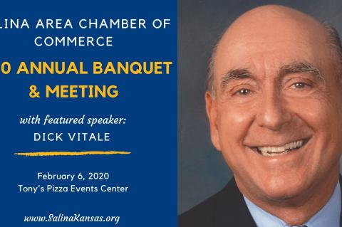 Dick Vitale will be in Salina on Feb. 6 as the key speaker at the Salina Area Chamber of Commerce Annual Banquet. (Photo courtesy Salina Area Chamber of Commerce)