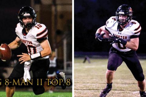 Kanas Pregame 8-Man Top 8: Daniel Cramer (left) and George von Leonrod (Photos by Stephanie Hendricks)