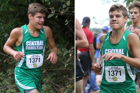 Central Christian junior Collin Oswalt is one of the top cross country runners in the state. (Photo by Huey Counts)