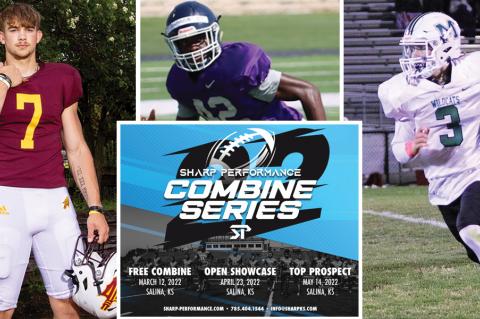 What do Jaren Kanak (left), Tobi Osunsanmi (center) and Mason Ellis (right) all have in common? Each of the state's top prospects received a significant boost in recruiting following great showings at Sharp Performance events. (File Photos)