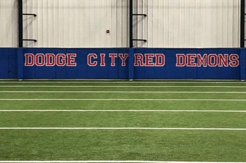 Dodge City's new indoor facility is one of the finest in Kansas. (Courtesy Photo)
