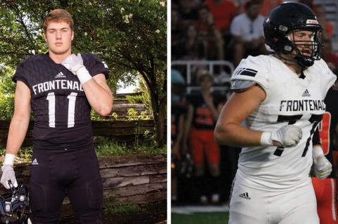KFBCA Top 11: Landon Dean (Left photo by Julie Kuhlmann, right photo courtesy Oklahoma State 24/7 Sports Twitter)