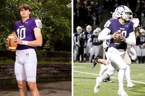 KFBCA Top 11: Mikey Pauley (Left photo by Julie Kuhlmann, right photo by Tim Galyean)
