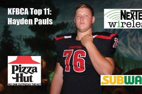 KFBCA Top 11: Hayden Pauls, brought to you by Nex-Tech Wireless, Pizza Hut and Subway. (Photo by Everett Royer, KSportsImages.com)