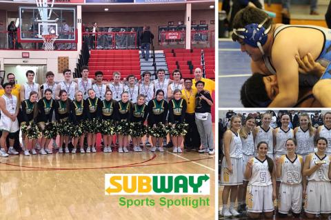 Bishop Carroll boys, Sylvan-Lucas/Lincoln junior Tra Barrientes and Trego Golden Eagles girls. (Photos: BCCHS Athletics, Becky Rathbun/Lincoln Sentinel-Republican, Mandie Kinderknecht)