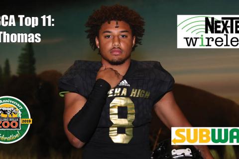 KFBCA Top 11: Ky Thomas, brought to you by Nex-Tech Wireless, Rolling Hills Zoo and Subway. (Photo by Everett Royer, KSportsImages.com)