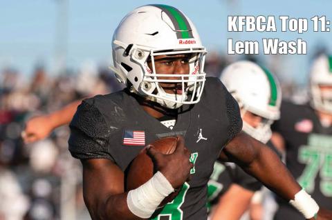 KFBCA Top 11: Derby QB Lem Wash, #8 (Photo: Nathan Alspaw, Derby Informer)
