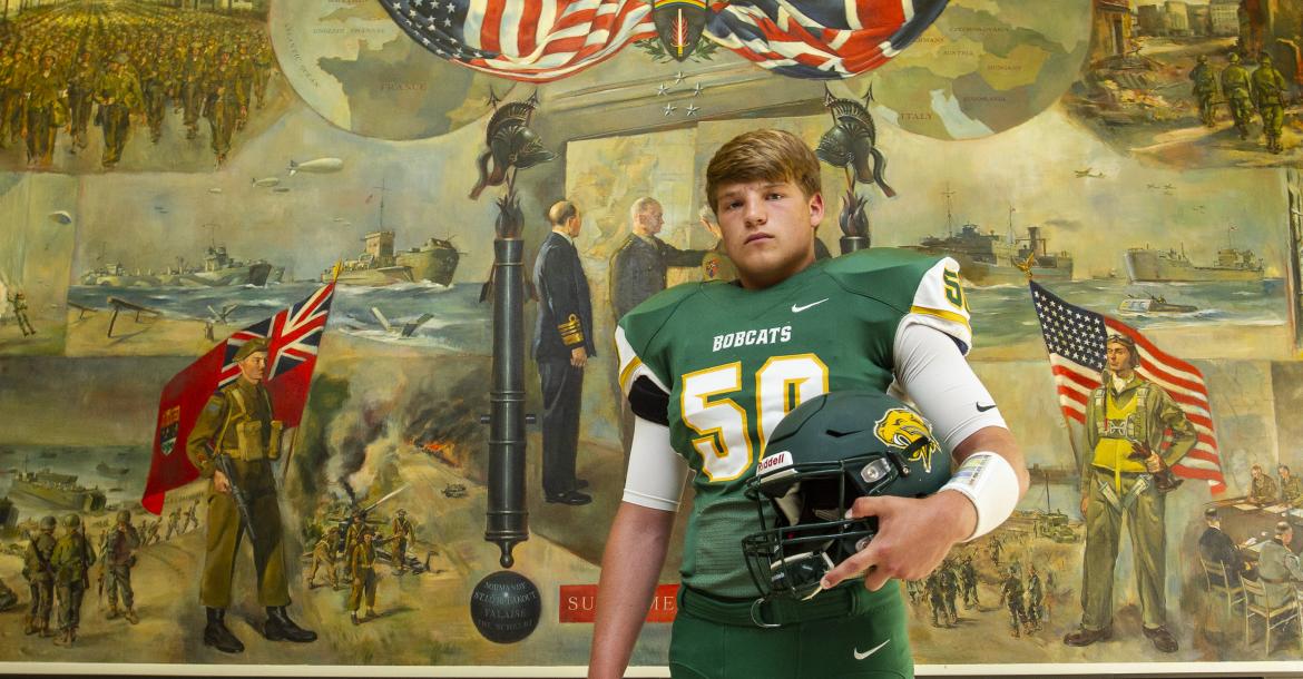 Basehor-Linwood's Jace Friesen has announced his intention to accept a Preferred Walk-On offer at K-State. The 6-2, 215 pound defensive end was part of our "Specialists" feature for his work as a long snapper. (Photo by Joey Bahr)