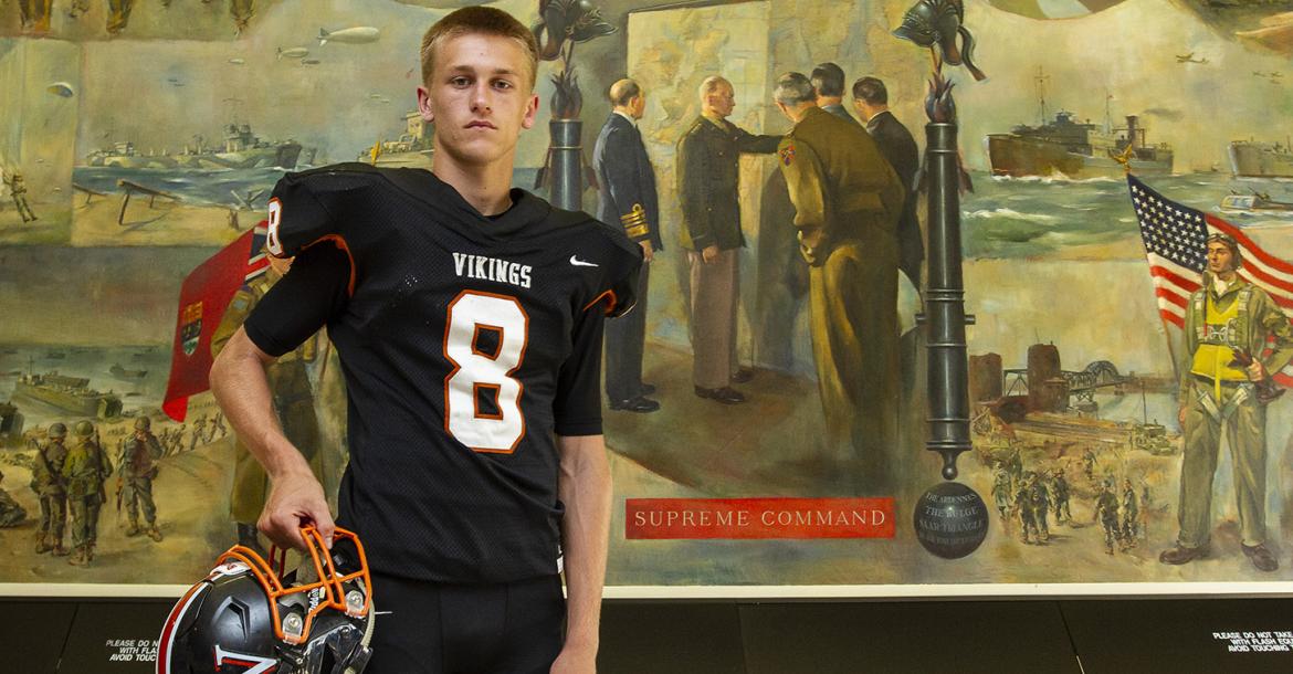 Smoky Valley speedster Tim Lambert, part of our "Specialists" feature, plans to run track at Kansas State University. (Photo by Joey Bahr)